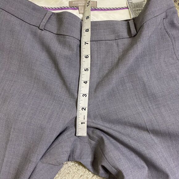 Banana Republic Pants Womens Size 4 Gray The Martin Fit Trousers Business Career - Picture 7 of 8